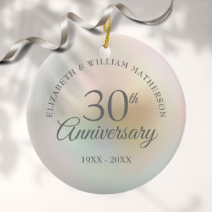 Décoration En Céramique Belle Perle 30e Anniversaire