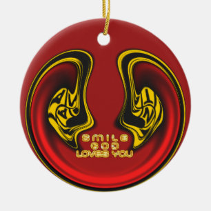 Décoration En Céramique Bénédiction d'en haut : L'Amour de Dieu Salutation