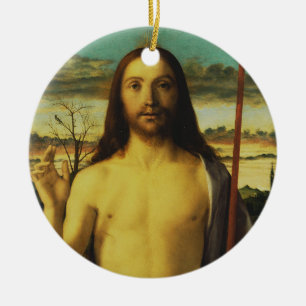 Décoration En Céramique Bénédiction du Christ par Giovanni Bellini