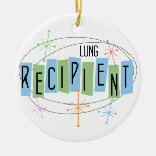 Décoration En Céramique Bénéficiaire de la transplantation pulmonaire pers