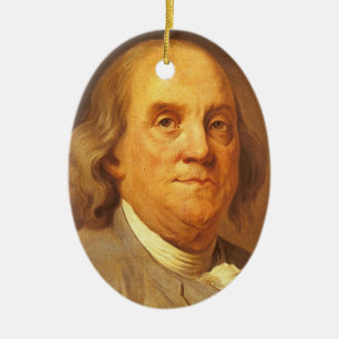 Décoration En Céramique Benjamin Franklin