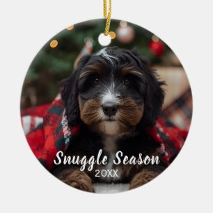 Décoration En Céramique Bernice Mountain Dog Snuggle