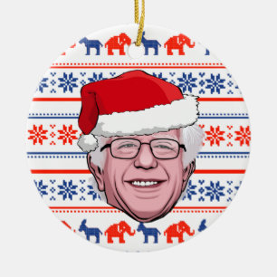 Décoration En Céramique BERNIE SANDERS Noël