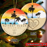Décoration En Céramique Bethany Beach Delaware Sunset Beach Palm Tree 80's<br><div class="desc">Ils customisaient Bethany Delaware Retro 60s Palmiers Souvenirs. Bethany Delaware, souvenirs de plage rétro. design de voyage pour les amateurs d'été. ce design rétro vintage est une excellente idée de vacances, anniversaire, et cadeau d'été. - " Vous pouvez customiser et modifier ce modèle en ajustant, en modifiant ou en supprimant...</div>