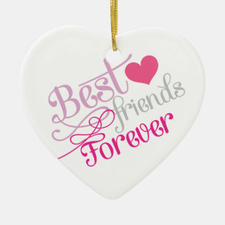Décoration En Céramique BFF - Meilleurs amis de mode pour toujours avec la