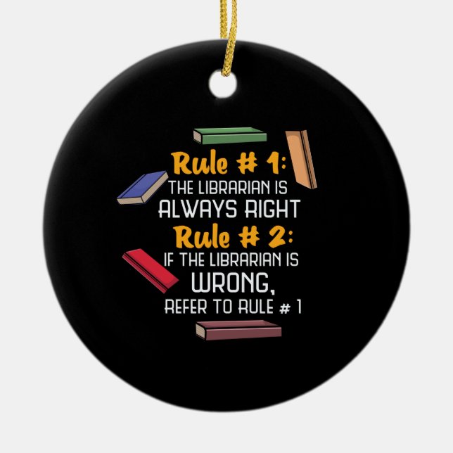 Décoration En Céramique Bibliothécaire (Devant)