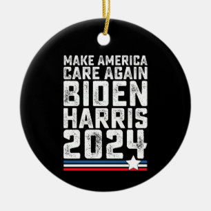 Décoration En Céramique Biden Harris 2024 Encore des soins
