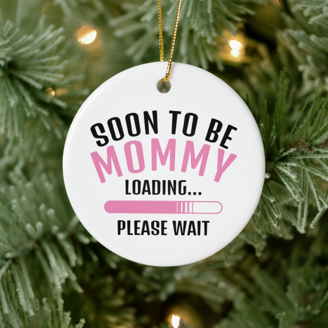 Décoration En Céramique Bientôt Être Maman Chargement Faire-part Grossesse (Arbre)