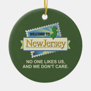 Décoration En Céramique Bienvenue à NJ - Personne ne nous aime et nous ne 