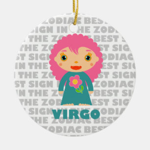 Décoration En Céramique Bienvenue Virgo Zodiac Baby !