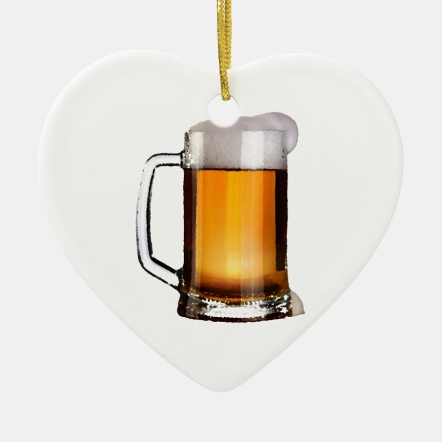 Décoration En Céramique Bière (Devant)