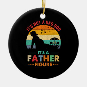 Décoration En Céramique Bière Ce n'est pas un papa Bod C'est un père Figur