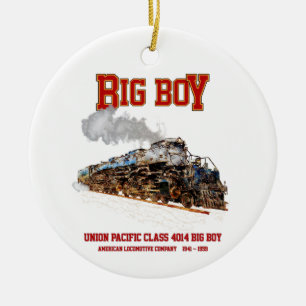 Décoration En Céramique Big Boy Train à vapeur Vintage Locomotive américai