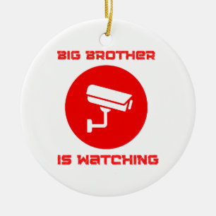 Décoration En Céramique Big Brother regarde 1984 ingsoc