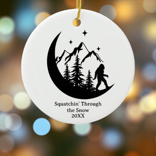 Décoration En Céramique Big Foot Sasquatch Funny Outdoors Nature Custom