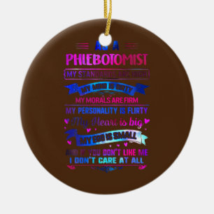 Décoration En Céramique Big Heart Direct Support Person Phlebotomist Life