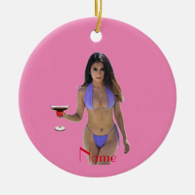 Décoration En Céramique Bikini brun beauté Thunder_Cove (Devant)