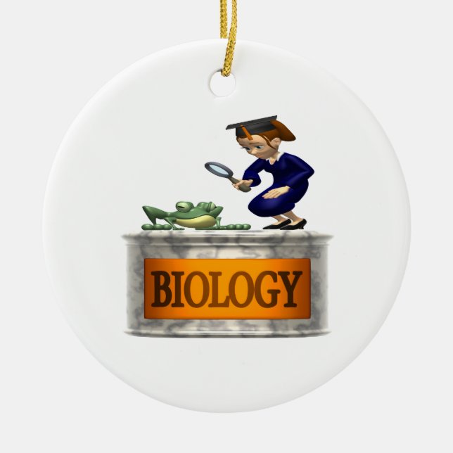Décoration En Céramique Biologie (Devant)