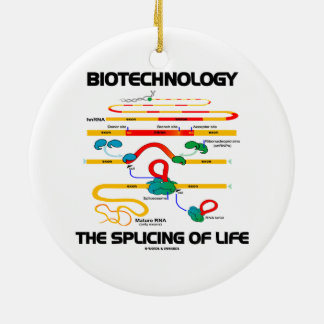Décoration En Céramique Biotechnologie l'épissure de la vie (ARN mûr)