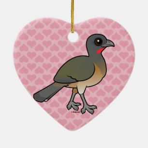 Décoration En Céramique Birdorable Chachalaca simple