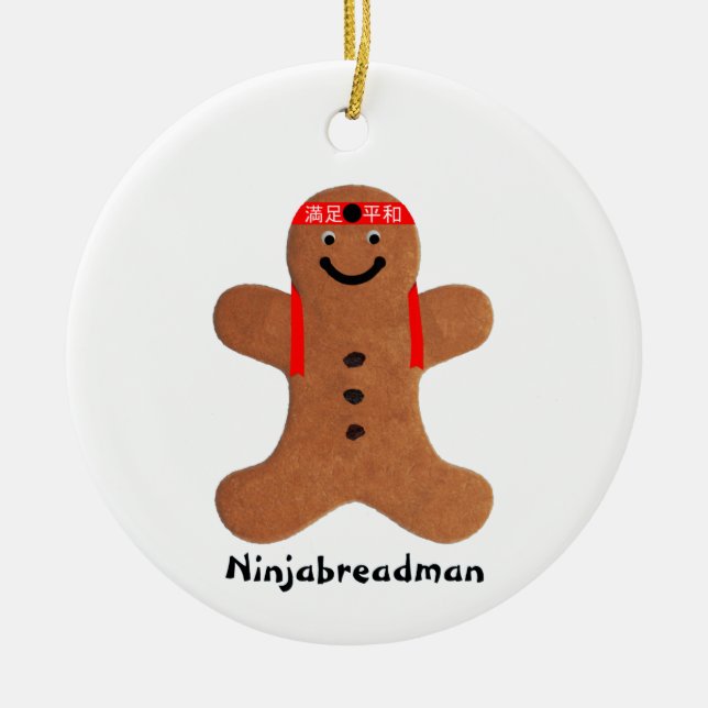 Décoration En Céramique Biscuit Ninjabreadman (biscuit) (Devant)
