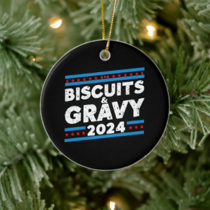 Décoration En Céramique Biscuits et Gravy 2024 élection présidentielle