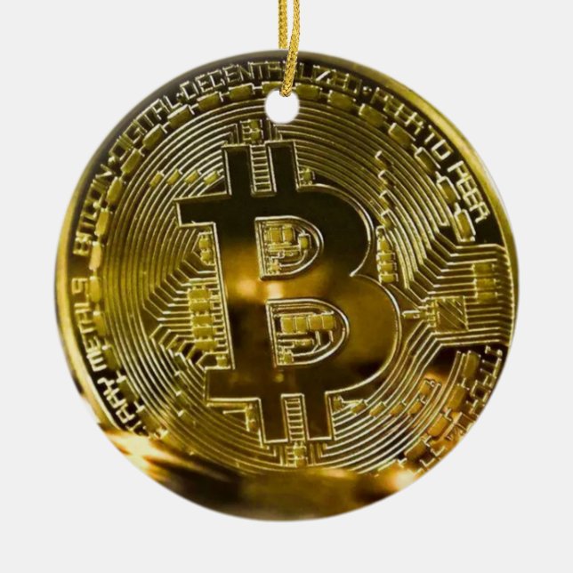 Décoration En Céramique bitcoin (Devant)