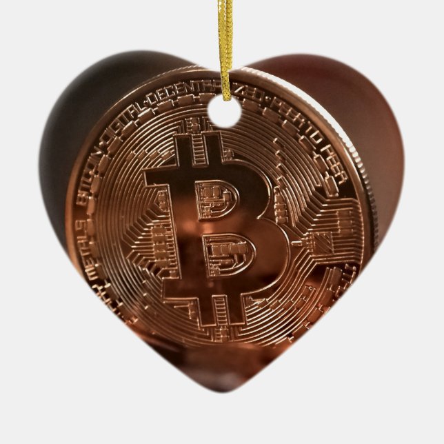 Décoration En Céramique Bitcoin (Devant)