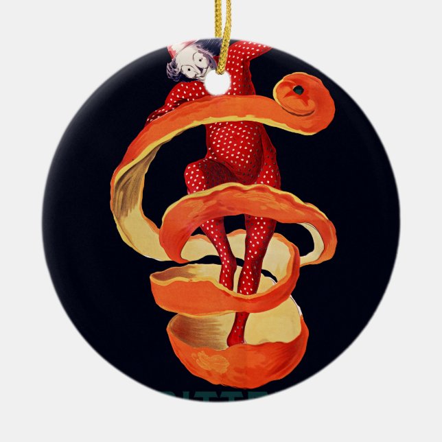 Décoration En Céramique Bitter Campari par Cappiello (Devant)