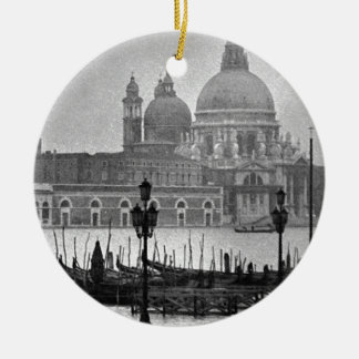 Décoration En Céramique Black Blanc Grand Canal Venise Italie Voyage