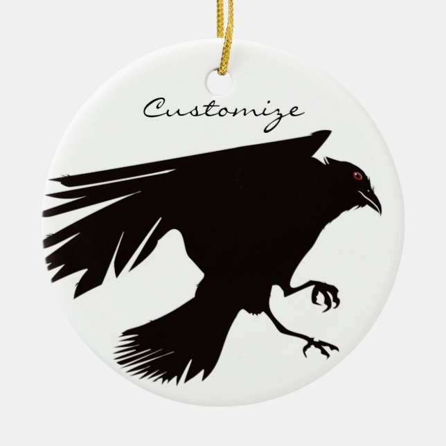 Décoration En Céramique Black Raven Flying Thunder_Cove (Devant)