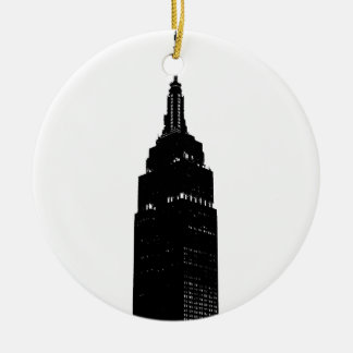 Décoration En Céramique Black & White Pop Art New York