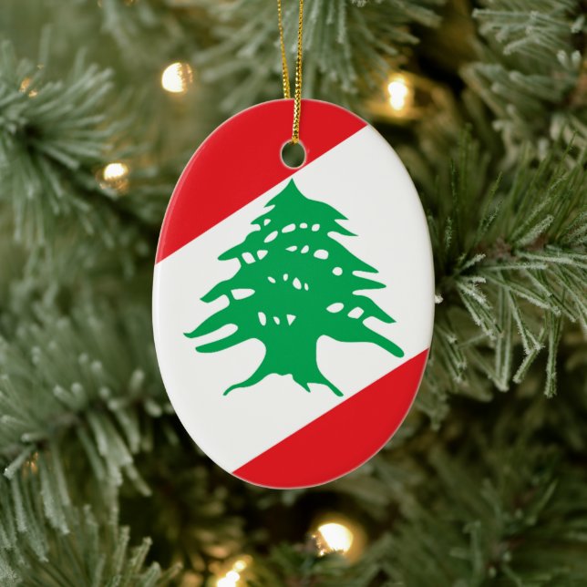 Décoration En Céramique Blason du Liban (Arbre)