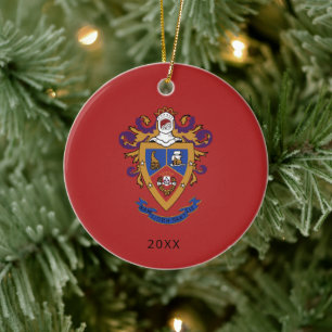Décoration En Céramique Blason officiel de Delta Sigma Pi