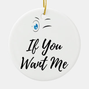 Décoration En Céramique Blink si tu veux que j'ai des hommes drôles