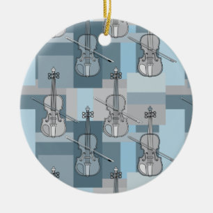 Décoration En Céramique Blocs de violon coloré