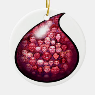 Décoration En Céramique Blood Drop
