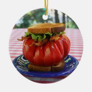 Décoration En Céramique BLT with Giant Tomato