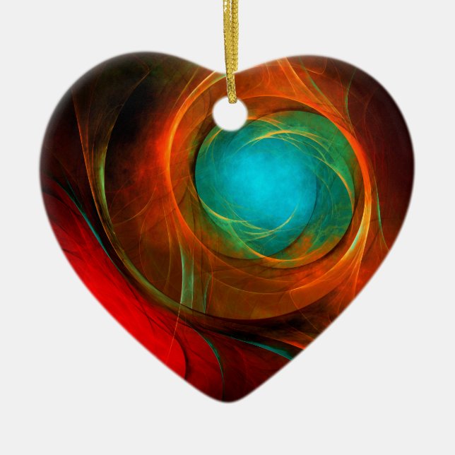 Décoration En Céramique Blue Eye Moderne Abstrait Art Cool Motif #16 (Devant)