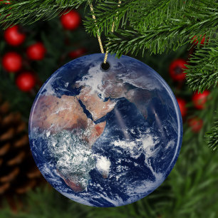 Décoration En Céramique Blue Marble Earth, 2014 Satellite Photograph