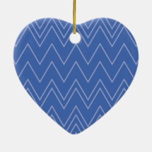 Décoration En Céramique Blue, moderne, simple, cool, trendy zigzag