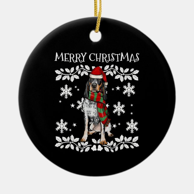 Décoration En Céramique Bluetick Coonhound (Devant)