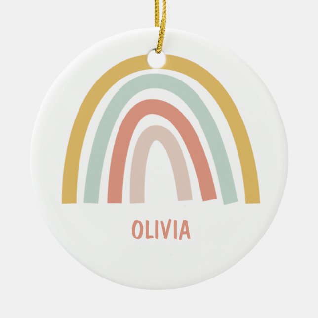 Décoration En Céramique Boho Kids Rainbow (Devant)