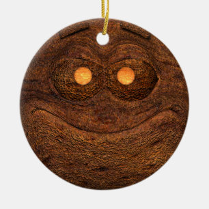 Décoration En Céramique Bois Brown