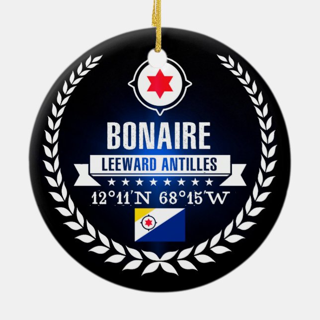 Décoration En Céramique Bonaire (Dos)