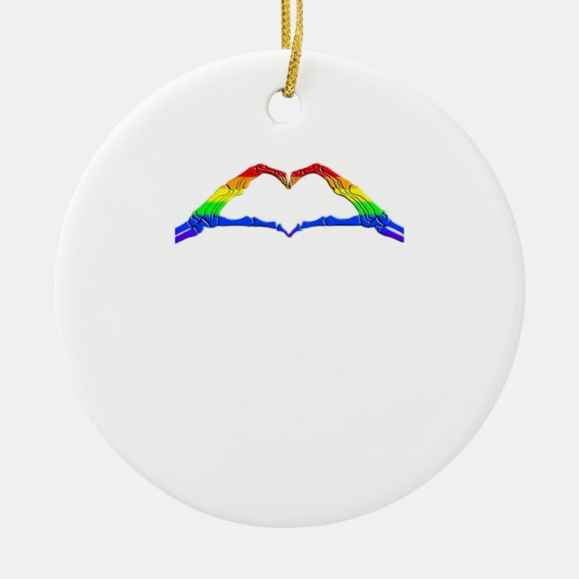 Décoration En Céramique Bone Hands Heart Classic (Devant)