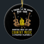 Décoration En Céramique Bonfire Était Lit Et La Musique De Pays Commençait<br><div class="desc">Bonfire Était Lit Et La Musique De Pays Commençait À Jouer Un Cadeau De Guitare. Un cadeau parfait pour votre père, maman, papa, hommes, femmes, amis et membres de la famille le jour de Thanksgiving, Noël, Fête des mères, Fête des pères, 4 juillet, 1776 Jour indépendant, Fête des anciens combattants,...</div>