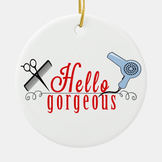 Décoration En Céramique Bonjour magnifique (Devant)