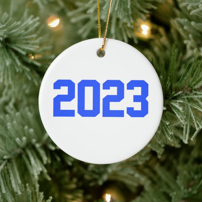 Décoration En Céramique Bonne année 2023 - Nouvel an 2023 (Arbre)