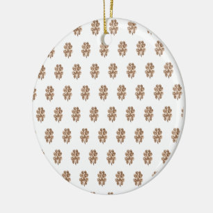 Décoration En Céramique Bonne chance ou votre texte, quatre bouchons de fe